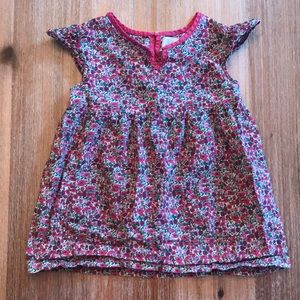 Peek pink floral dress, 18-24 mo